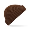 Winter hat - MOD. B383R:Walnut, 52% polyester / 47% acrylic / 1% elastane, One Size